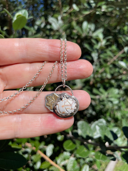 Petite Crazy Lace Agate Pumpkin