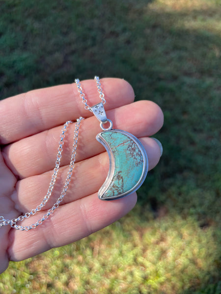 “Moon & Back” Turquoise Moon