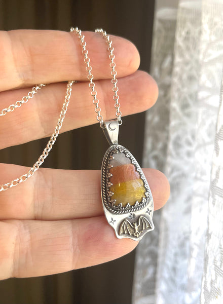 Candy Corn Pendant