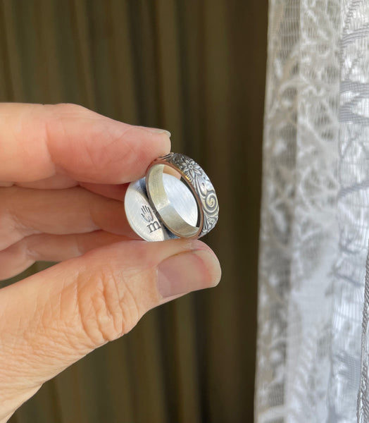 Turquoise in Sterling Ring