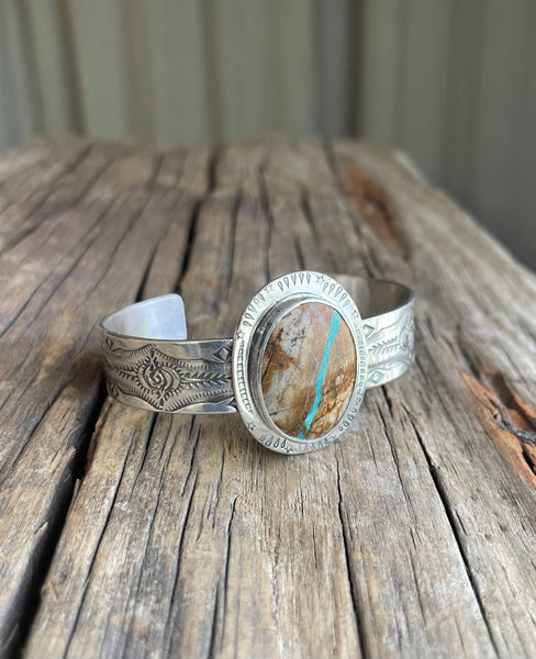 Royston Ribbon Sterling Cuff