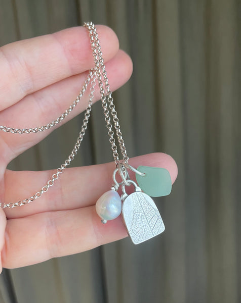 Seashore Reliquary Charm Cluster