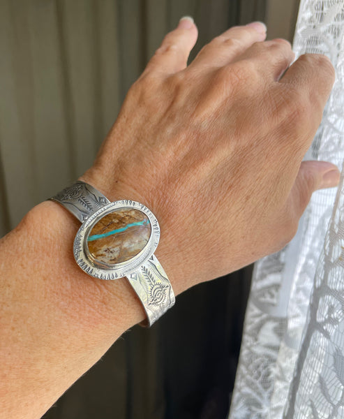 Royston Ribbon Sterling Cuff