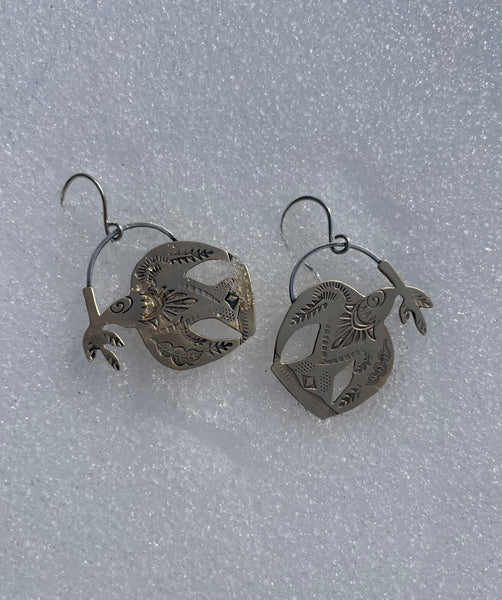 Made to Order-Peace Dove with Branch Earrings