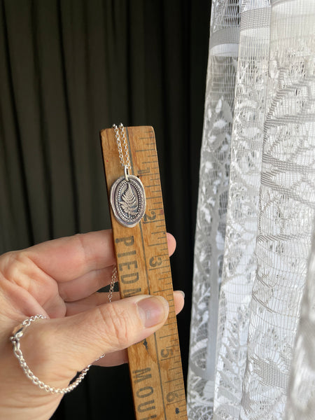 Silver Fern Medallion