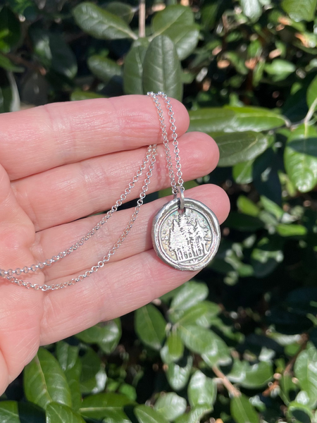 Silver Grove Medallion