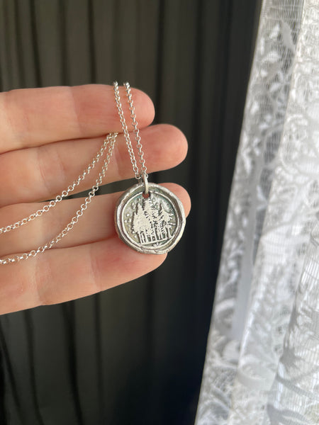 Silver Grove Medallion