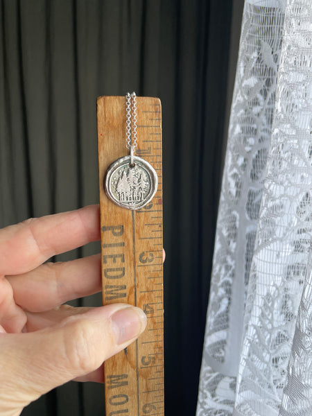 Silver Grove Medallion