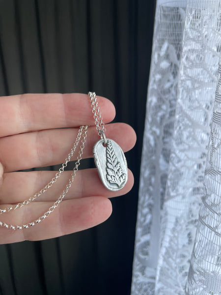 Silver Fern Medallion