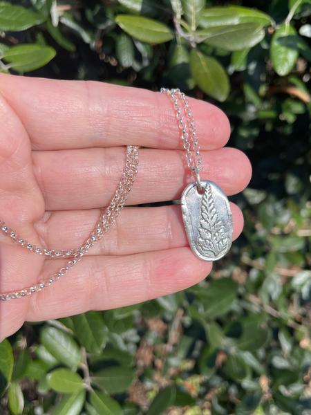 Silver Fern Medallion
