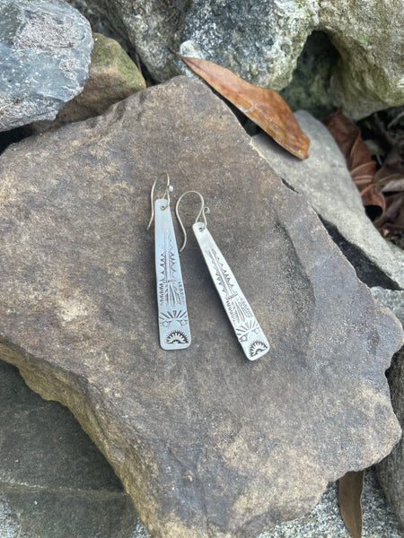 Sterling Stamped Dangle