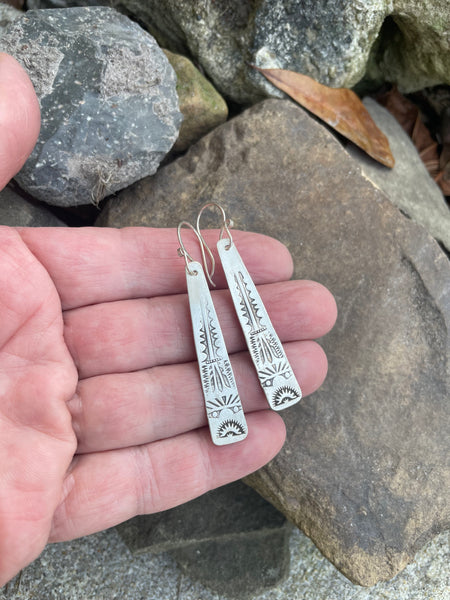 Sterling Stamped Dangle