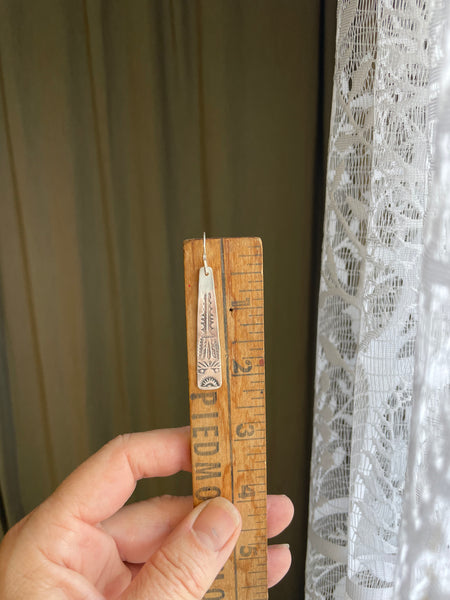 Sterling Stamped Dangle