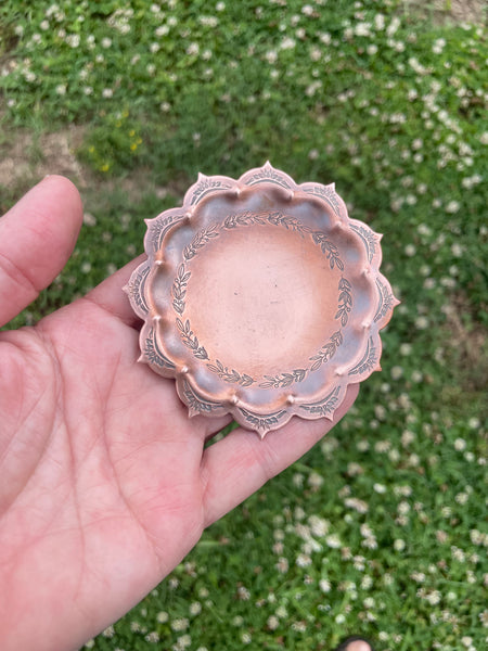 Mandala Copper Trinket Dish