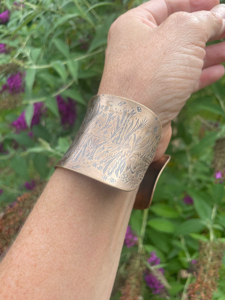 Bronze Reflected Meadow Cuff
