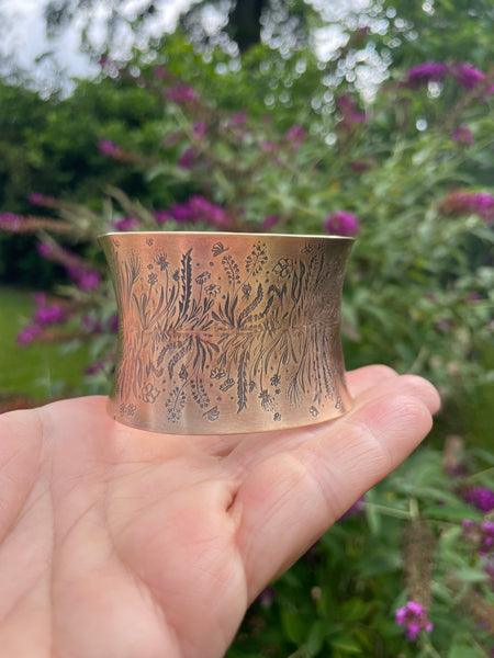 Bronze Reflected Meadow Cuff